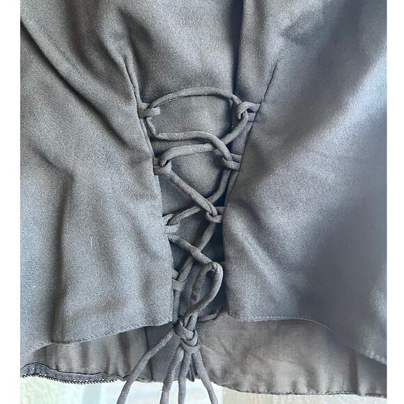 Vintage handmade orange mirrored choli top size S - Picture 3 of 4